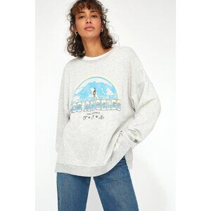 LACAUSA los angeles surf malibu sweatshirt size S
